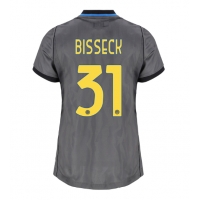 Camisa de Futebol Inter Milan Yann Bisseck #31 Equipamento Alternativo Mulheres 2026-27 Manga Curta